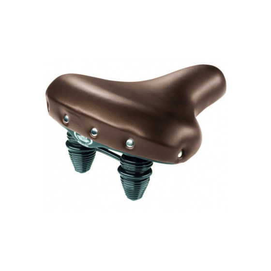Monte Grappa Saddle Nevada Dark Brown With Suspension Spring
