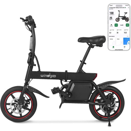 Windgoo B20 14 inch Folding E-Bike With Mobile APP