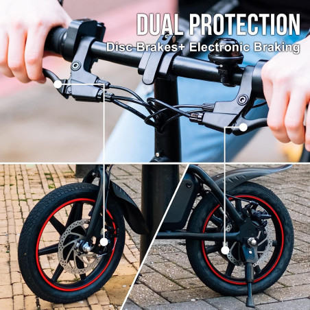 Windgoo B20 14 inch Folding E-Bike With Mobile APP