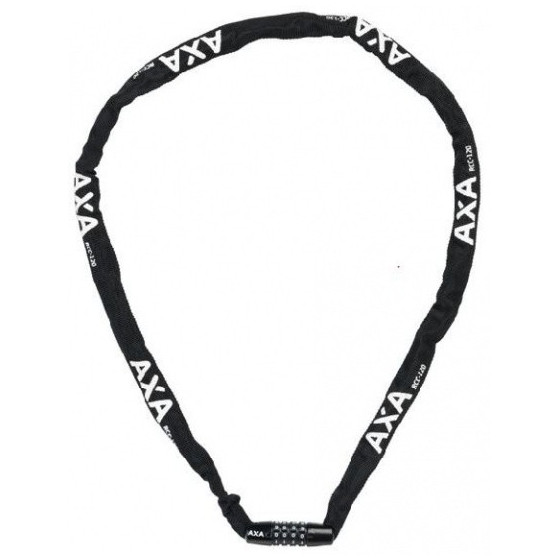 Axa Chain Lock Rigid Rcc Black 120cm/3.5mm In Cover