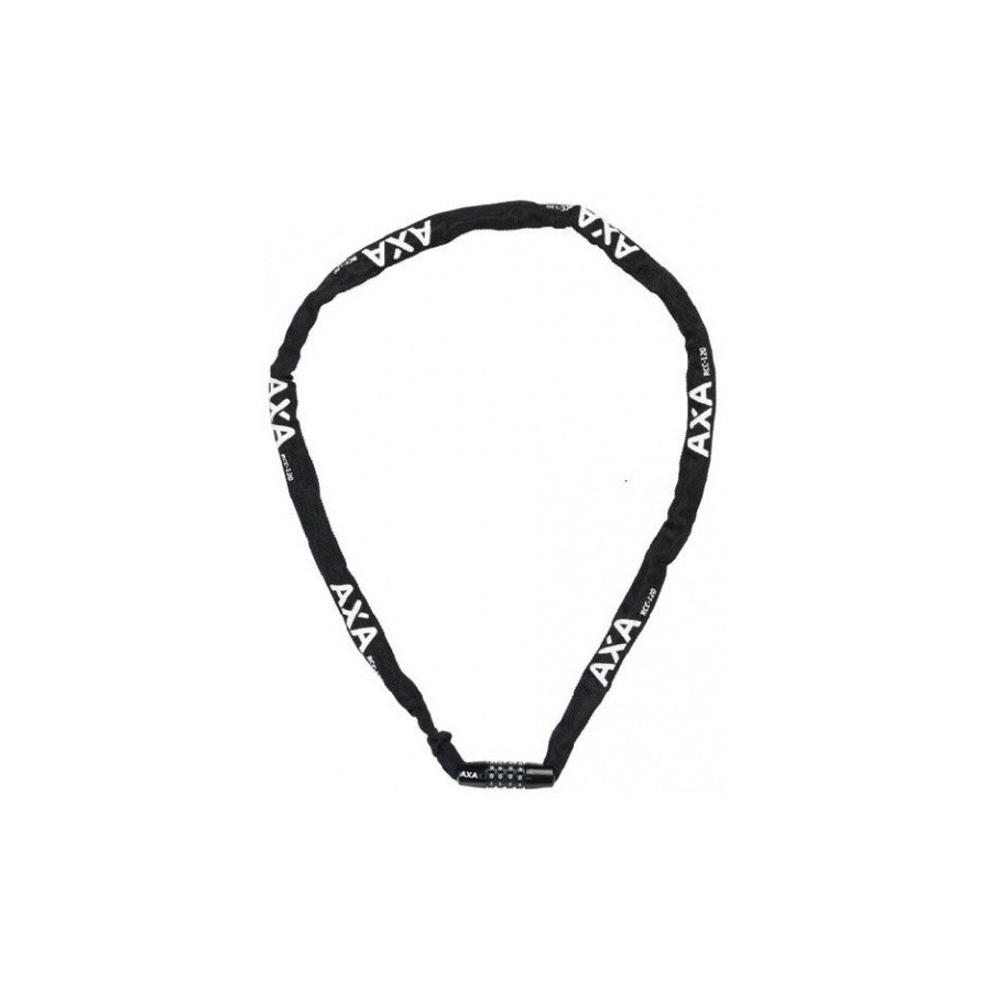 Axa Chain Lock Rigid Rcc Black 120cm/3.5mm In Cover Axa Chain Lock Rigid Rcc Black 120cm/3.5mm In Cover