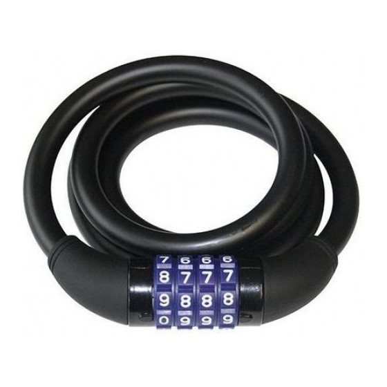 Silicon Combination Lock 12x1200mm Black