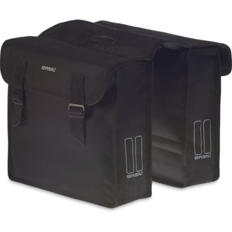 Basil Mara 3XL Dubbele fietstas - 52 liter - Zwart