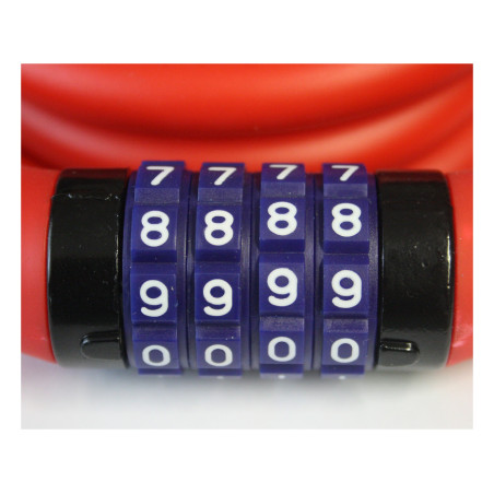 Silicon Combination Lock 12x1200mm Red