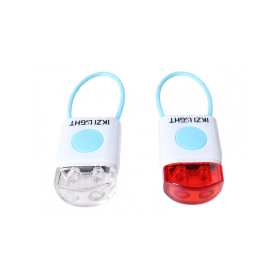 IKZI-Light LED set voor+achter wit