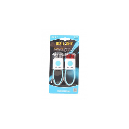 IKZI-Light LED set voor+achter wit