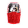 Ikzi Light achterlicht led batterijen rood/zwart