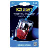 Ikzi Light achterlicht led batterijen rood/zwart