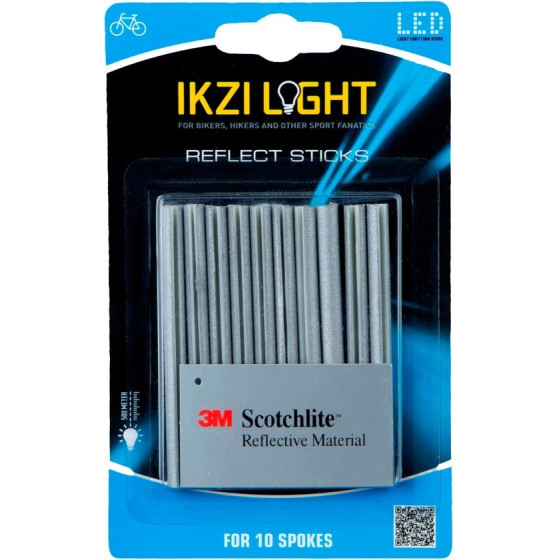IKZI-Light spaakstreep Reflect Sticks, klempijpjes 7cm › 6mm