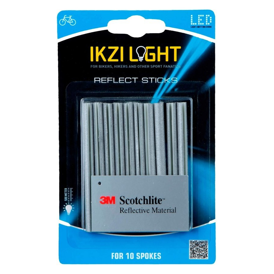 IKZI-Light spaakstreep Reflect Sticks, klempijpjes 7cm › 6mm IKZI-Light spaakstreep Reflect Sticks, klempijpjes 7cm › 6mm