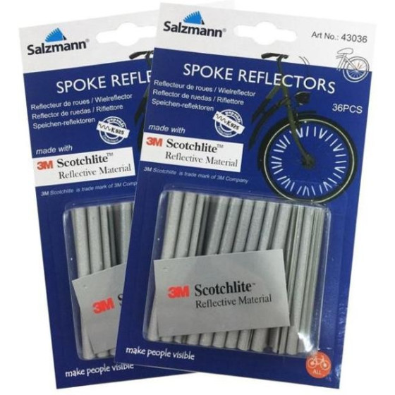 Light spaakstreep Reflect Sticks, klempijpjes 7cm › 6mm