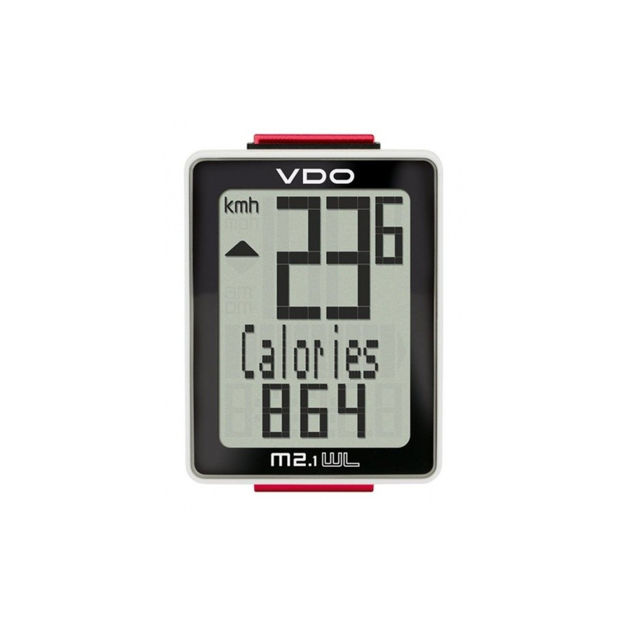 VDO Computer M2.1 WL draadloos calorieen meting zw. VDO Computer M2.1 WL draadloos calorieen meting zw.
