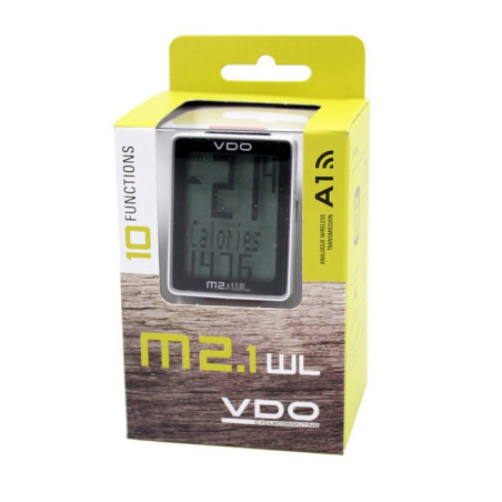 VDO Computer M2.1 WL draadloos calorieen meting zw.