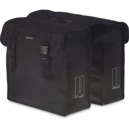 Basil Mara Xl Dubbele Fietstas 35-liter Zwart