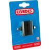 Elvedes Remblokken X-groove Knijprem 40 X 13 Mm Zw/zil 2 Stuks