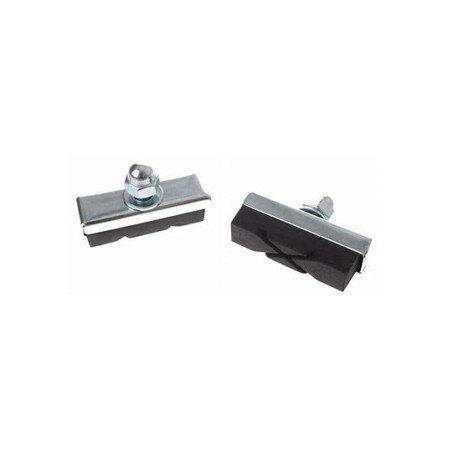 Elvedes Remblokken X-groove Knijprem 40 X 13 Mm Zw/zil 2 Stuks