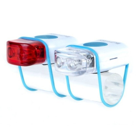 IKZI-Light LED set voor+achter wit
