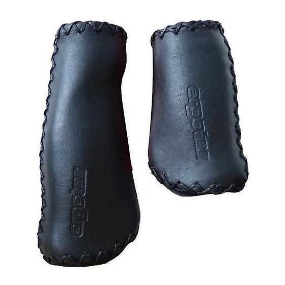 Ergotec Handles Rio Leather 135 / 92mm black (134.5mm)
