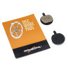 Rambomil Resin Round Brakepads short