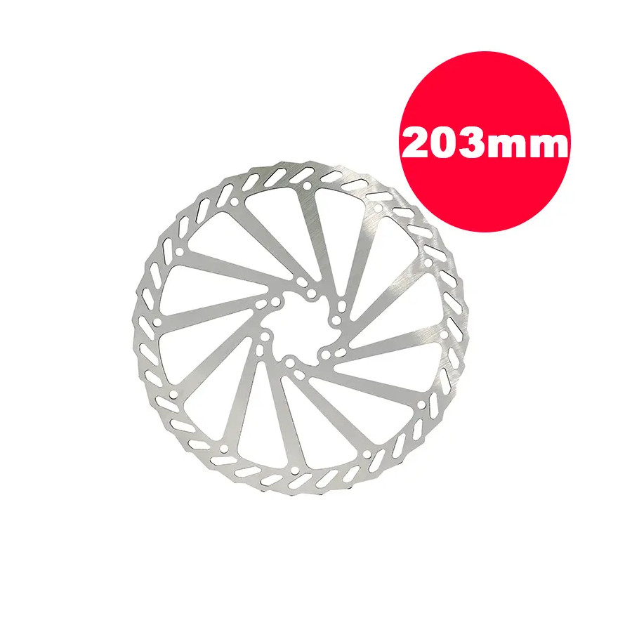 Remschijf met gleuf 6 gaten 203 mm Remschijf met gleuf 6 gaten 203 mm