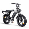 Ouxi V8.3 Fatbike Legal version E-bike without throttle 15 Ah Battery 250W motor - Black