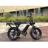 Ouxi V8.3 Fatbike Legal version E-bike without throttle 15 Ah Battery 250W motor - Black