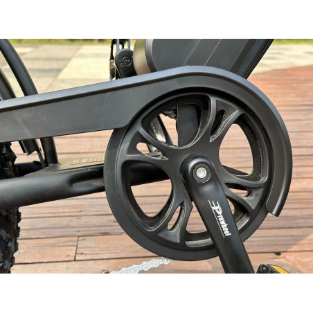Ouxi V8.3 Fatbike Legal version E-bike without throttle 15 Ah Battery 250W motor - Black