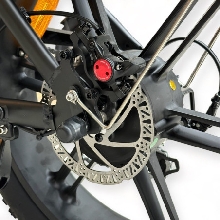Ouxi V8.3 Fatbike Legal version E-bike without throttle 15 Ah Battery 250W motor - Black