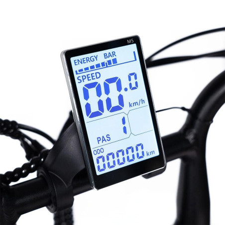 Ouxi V8.3 Fatbike Legal version E-bike without throttle 15 Ah Battery 250W motor - Black