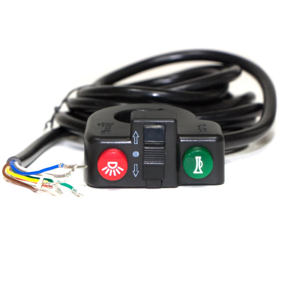 Mechanical Push Button Panel With Flashing Light Horn