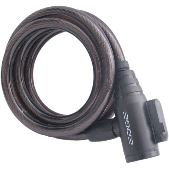 Spiral lock Edge Wired 120 - ø12*1800 - zwart