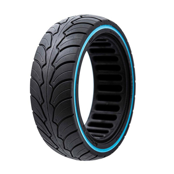 Ultra -light Solid tire 8x2.5-6.1/B58 - blue line (fits DUALTRON Mini)