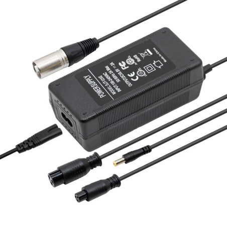52 V charger (58.8 V) 2A with DC and GX connectors