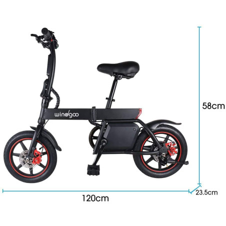 Windgoo B20 14 inch Folding E-Bike With Mobile APP